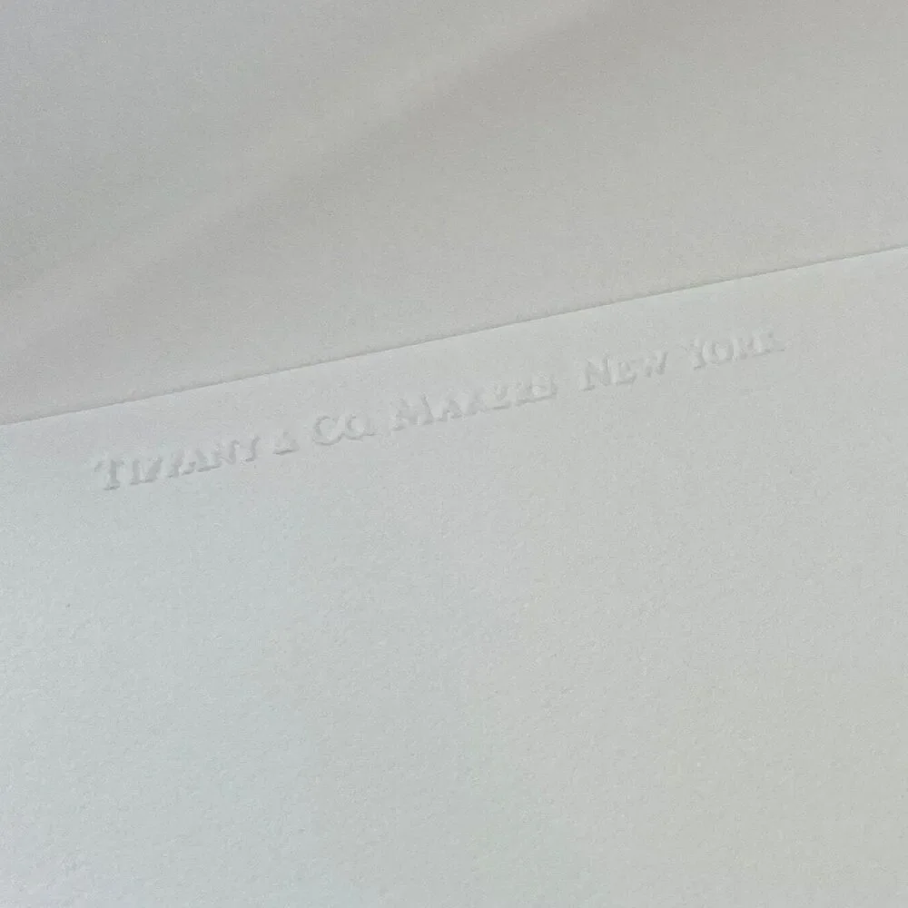 Rare Tiffany & Co. Set of 10 Invitations Floral Botanical Dinner Party Event